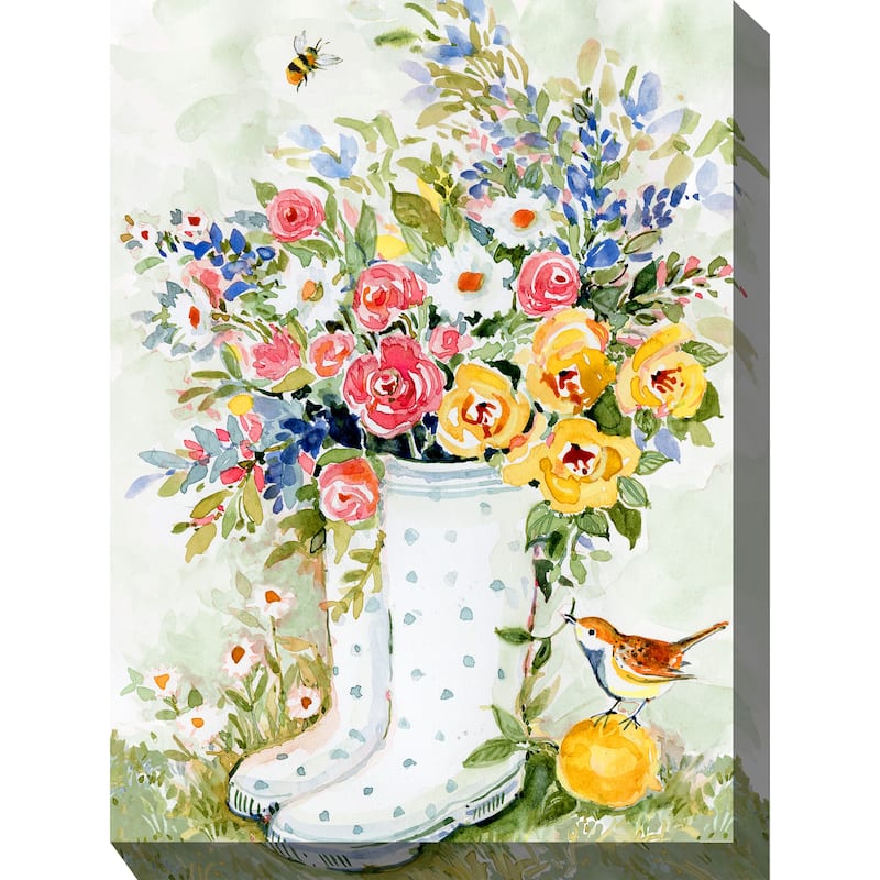 Rainboots All Weather Outdoor Wall Décor
