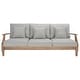 preview thumbnail 121 of 137, SAFAVIEH Couture Outdoor Martinique Solid Wood Patio Sofa