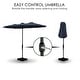 preview thumbnail 42 of 41, Kozyard Butterfly 15' Outdoor Patio Double-Sided Aluminum Umbrella