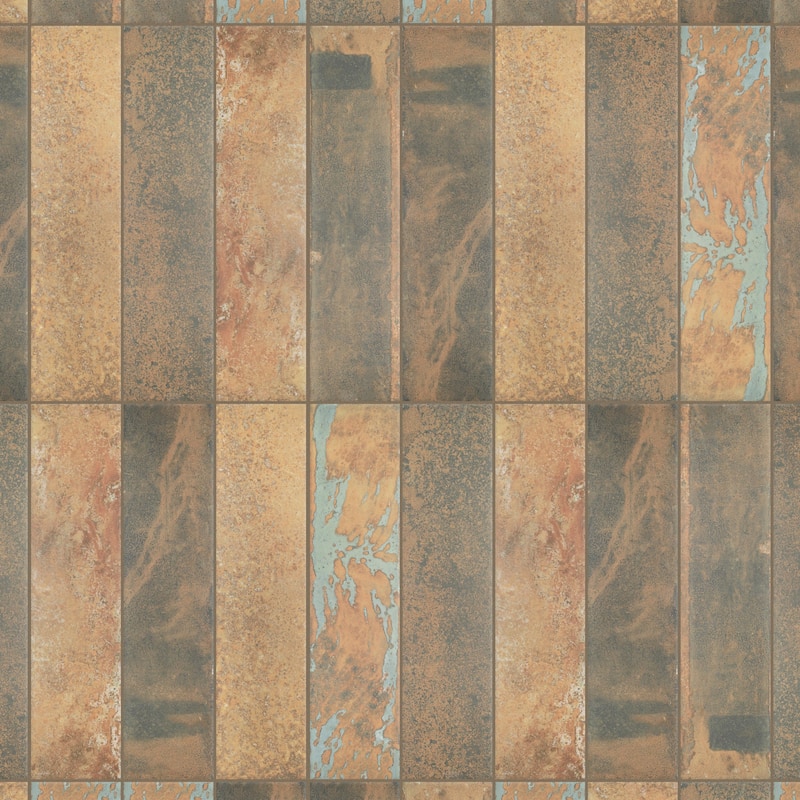 Merola Tile Maheno Mix 8-1/2" x 35-1/2" Porcelain Floor and Wall Tile Pallet