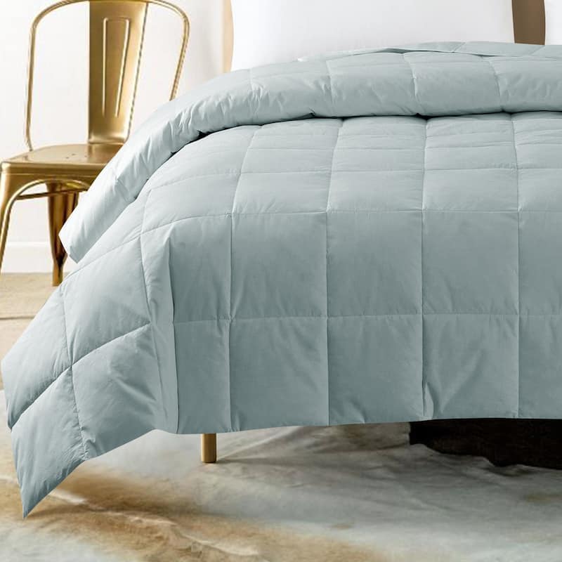 Constance 233 Thread Count Lightweight White Duck Down Blanket On