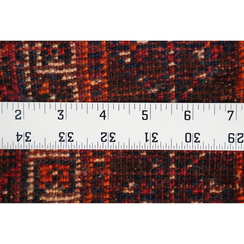 Hand Knotted Oriental 100% Wool Carpet Traditional Medallion Oranges & Rust Shiraz Area Rug - 9' 9'' X 7' 3''