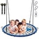 preview thumbnail 1 of 5, Trekassy 45'' 750lbs Spider Web Tree Swing for Kids Adults with Swivel, 2pcs Tree Hanging Straps