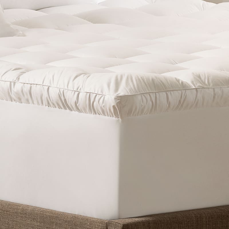 Serta Down Illusion Pillowtop Mattress Topper, Down Alternative - White