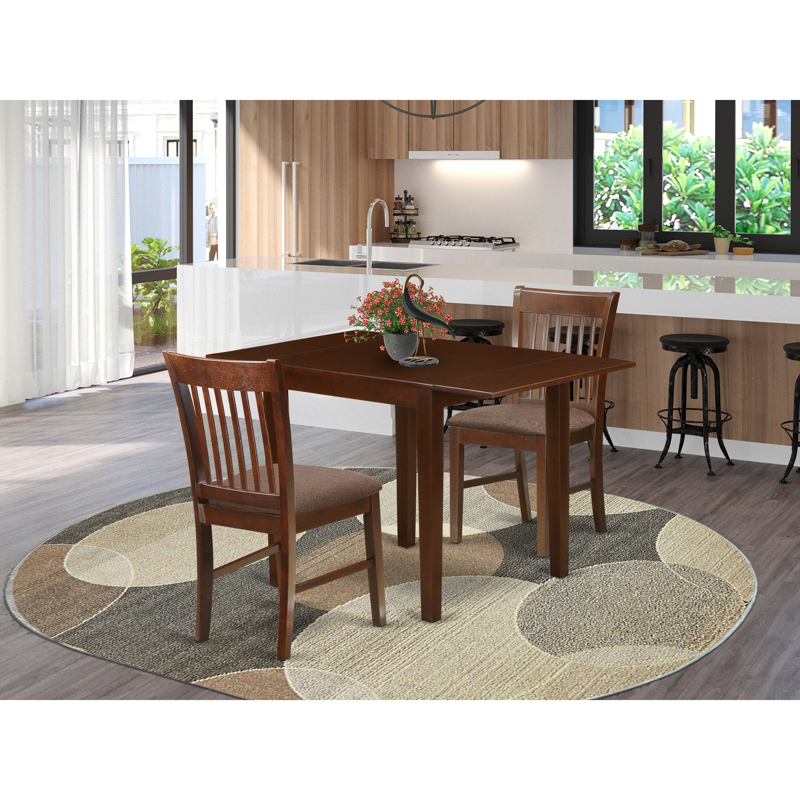 modern low dining table