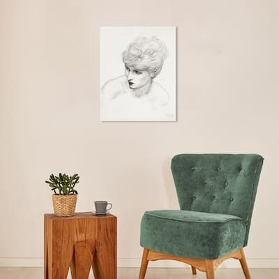 Wynwood Studio Canvas Classic Love s Wayfaring - Sir Edward Burne Jones Black and Traditional Wall Art Canvas Print