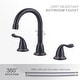preview thumbnail 20 of 34, WOWOW 8 Inch Widespread Bathroom Faucet in Morden