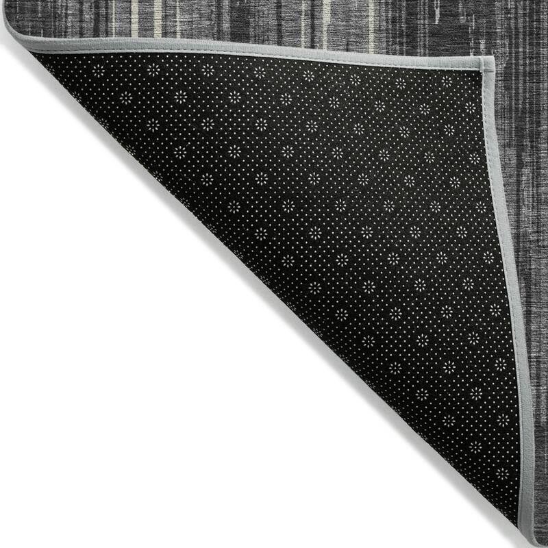 HomeRoots Striped Transitional Rectangle Outdoor Rug