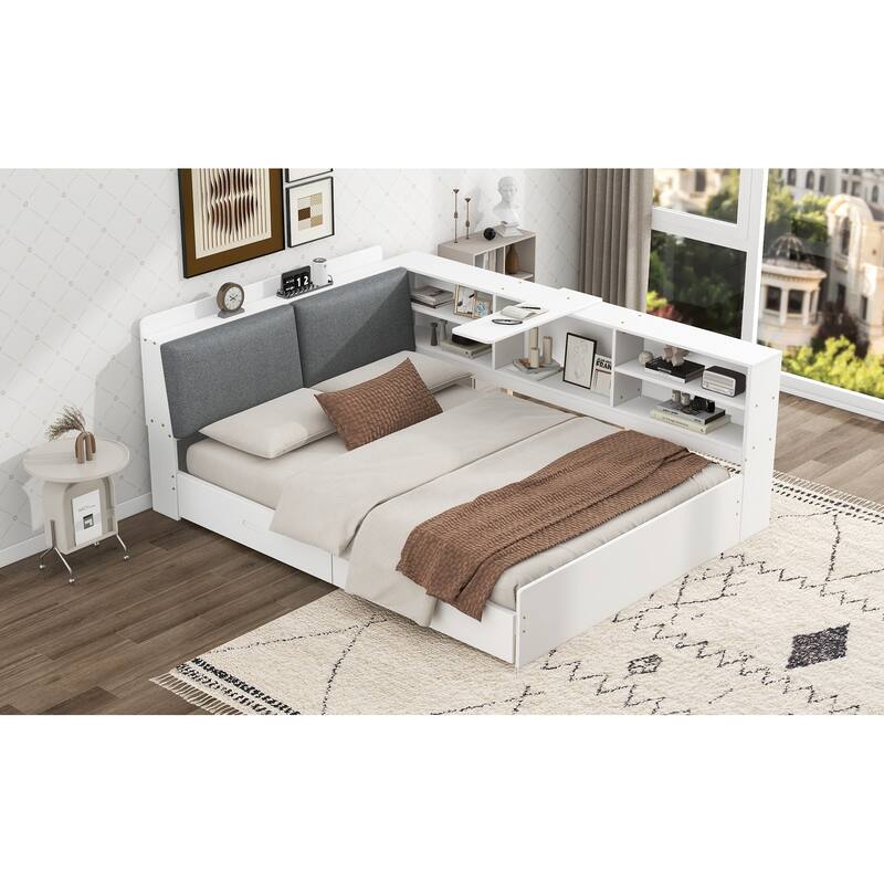 Wood Full Size platform bed