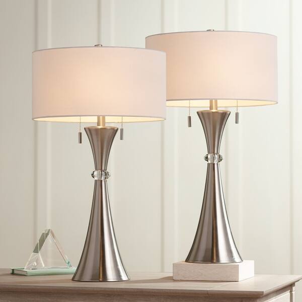 Buy 360 Lighting Modern Accent Table Lamp 21 High Brushed Nickel