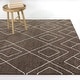 preview thumbnail 38 of 41, Carson Carrington Isgarde Diamond Area Rug 5'3" x 7' - Brown - Rectangle