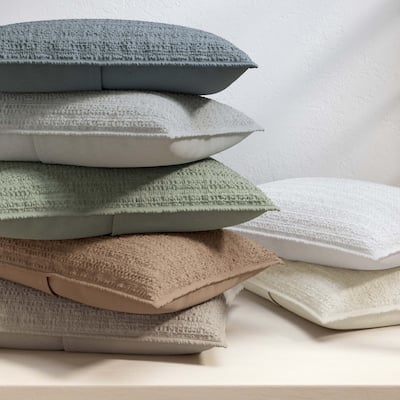 Linery & Co. Cotton Honeycomb Waffle Garment Washed Quilt Set