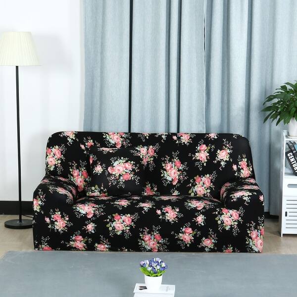 christmas red stretch sofa cover