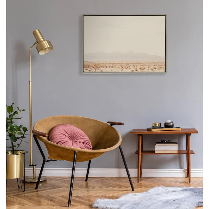 Kate and Laurel Sylvie California Dreaming Framed Canvas by Laura Evans