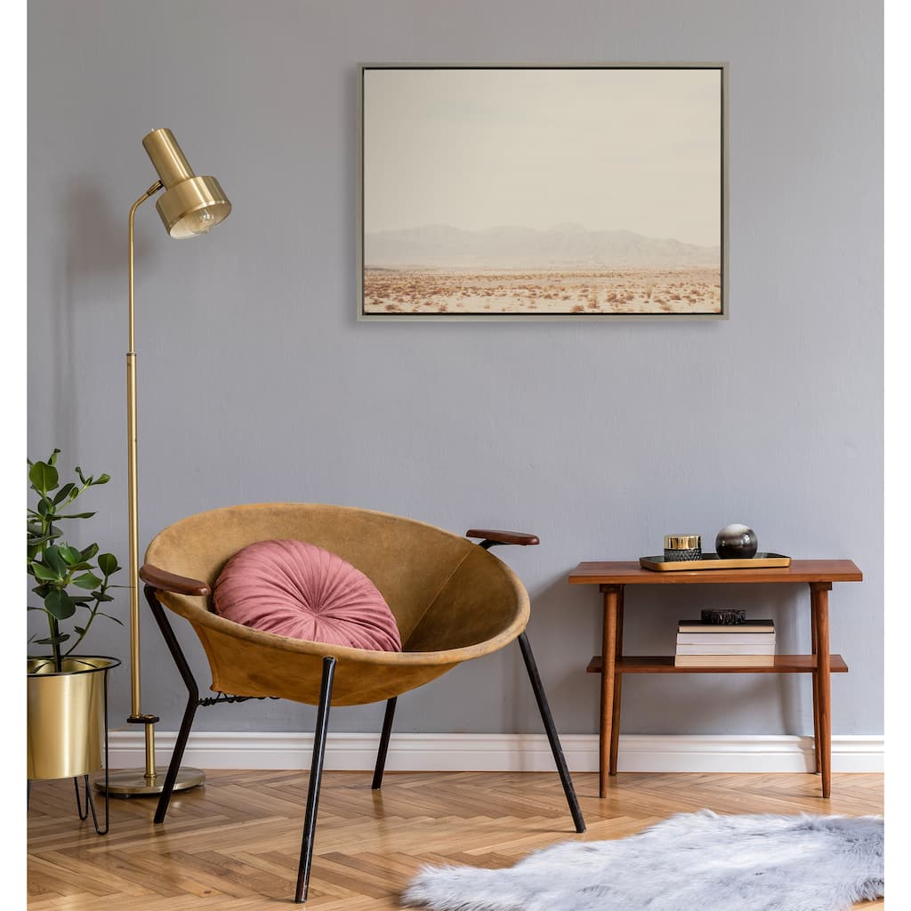 Kate and Laurel Sylvie California Dreaming Framed Canvas by Laura Evans