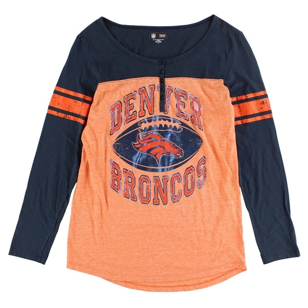 denver broncos orange long sleeve shirt