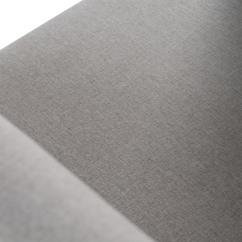 Modrest Yukon Modern Light Grey Fabric & Antique Brass Dining Chair