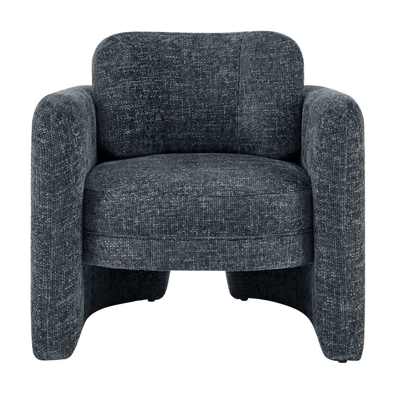 NPD Furniture Deryll Chenille Accent Arm Chair