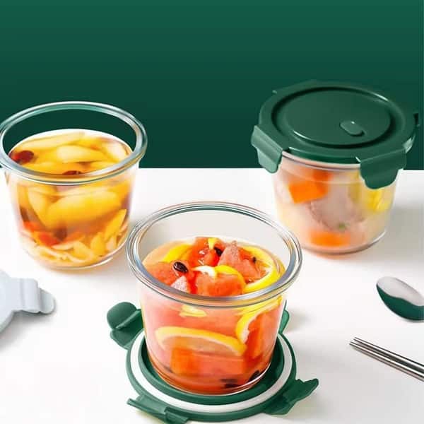 3-Cup/750ml/23oz Glass Food Storage Containers - Bed Bath & Beyond -  39202952