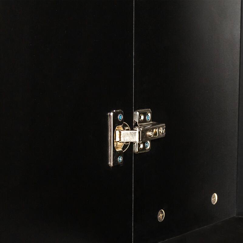 GDF Studio - Anele Modern Bathroom Mirror Cabinet and Adjustable Shelves