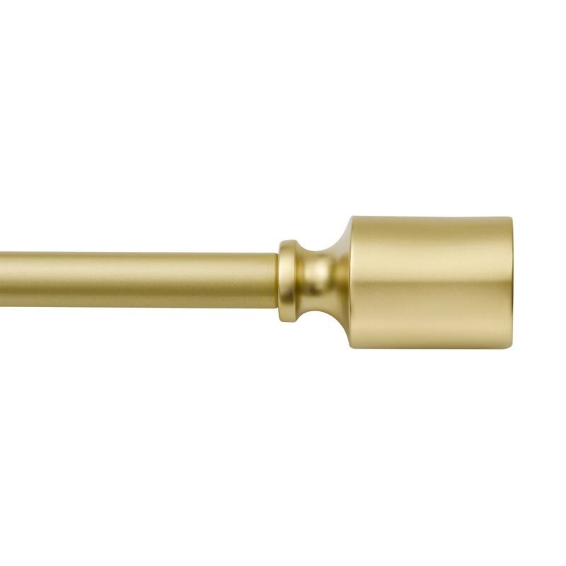 UTOPIA ALLEY Wall Mounted 3/4 Inch Curtain Rod - Curtain Rods For Windows 86 to 120 Inch, Adjustable Drapery Rods