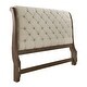 preview thumbnail 12 of 18, Americana Farmhouse Dusty Taupe King Sleigh Bed
