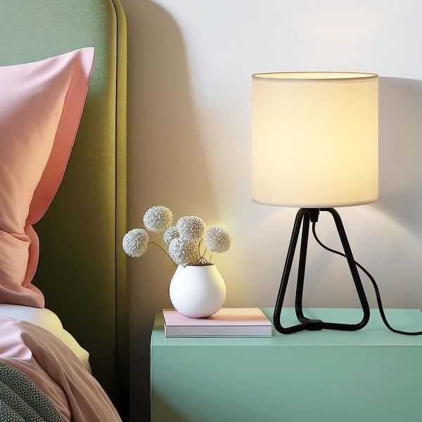 Set of 2 Cute Modern Bedside Nightstand Lamps for Living Room Bedroom On Sale Bed Bath Beyond 38006398
