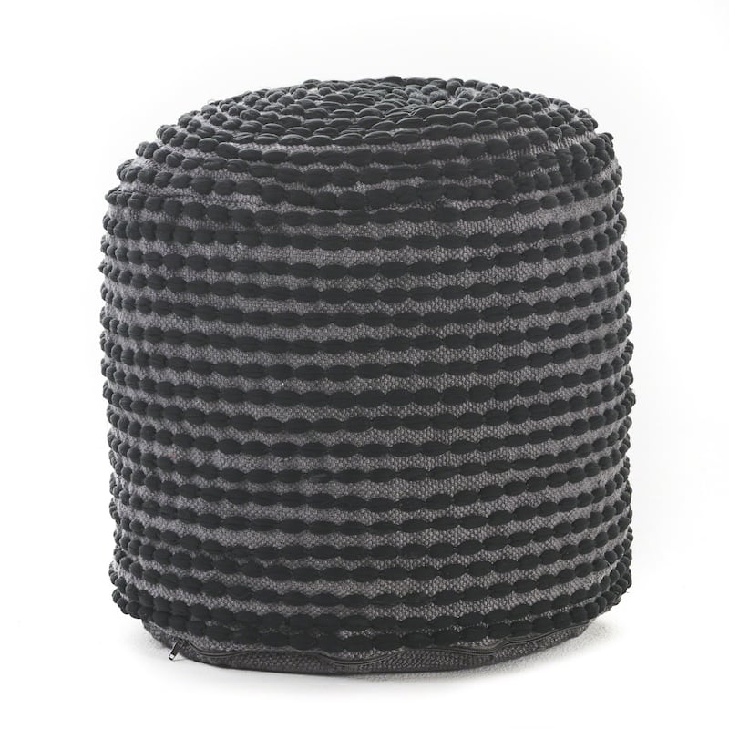 River Water Resistant Handcrafted Cylindrical Pouf