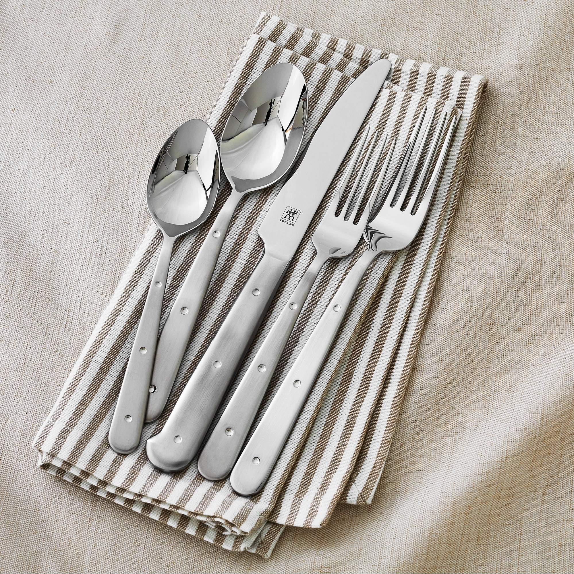 Zwilling Porterhouse 45-Piece 18/10 Stainless Steel Flatware Set