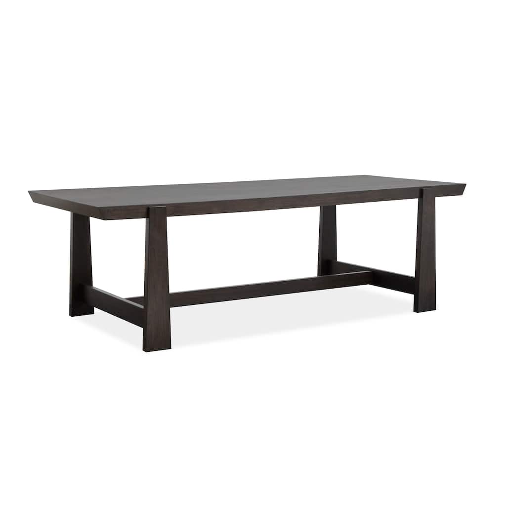 Magnussen Home Tauren Coffee Bean Trestle Dining Table - 41.5''W x 96''D x 30''H
