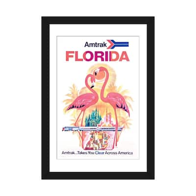 iCanvas "Amtrak Florida" by Unknown Artist