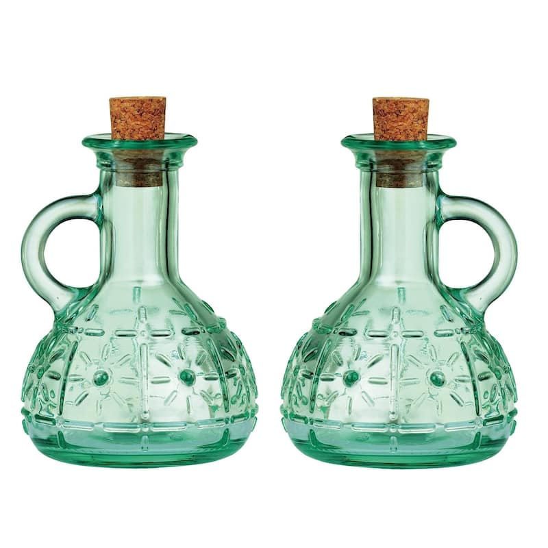Bormioli Rocco 7 oz Country Home Olivia Oil Bottle - 2 Piece