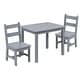 preview thumbnail 5 of 41, Kids 3 Piece Solid Hardwood Table and Chair Set for Playroom, Kitchen