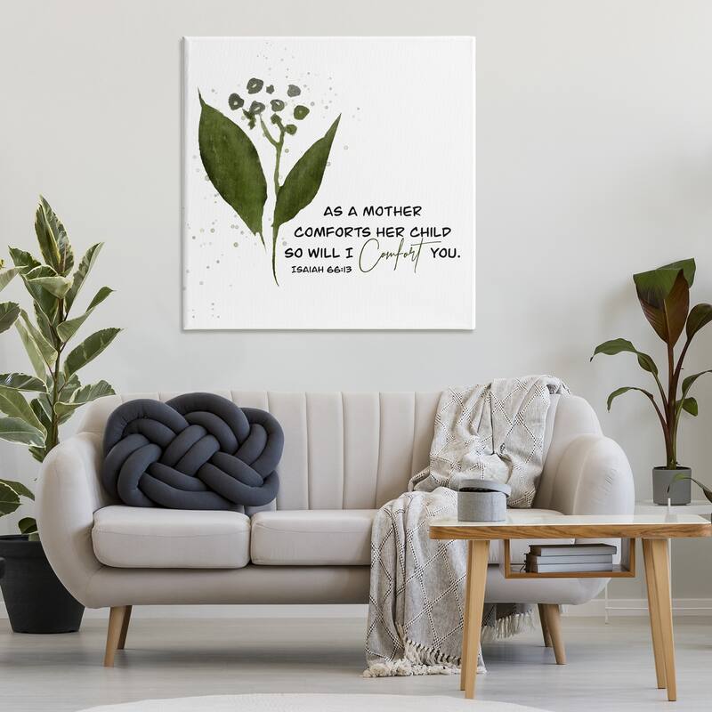 Stupell Proverb & Abstract Flower Canvas Wall Art Design By Amber Clarkson