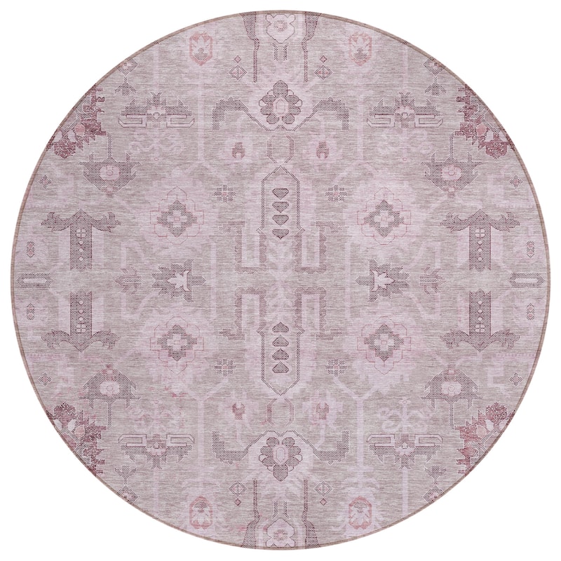 Machine Washable Indoor/ Outdoor Chantille Traditional Boho Rug