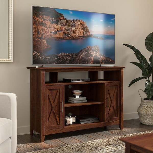 【タイムセール！】 Key Furniture Bush by TV Inch 55 for Stand TV Tall West テレビ