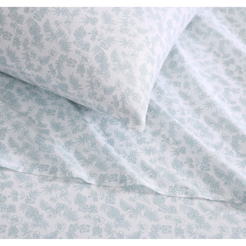Tommy Bahama Printed Washed Cotton Sheet Set