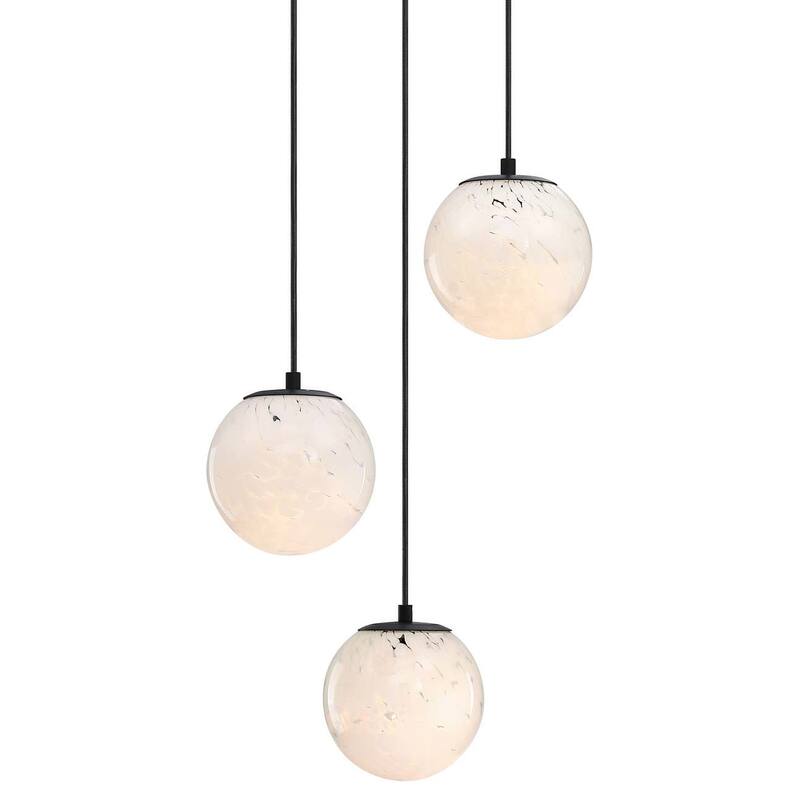 Designers Fountain D282M-3CHA Circo 3 Light 18" Wide Chandelier - Matte Black