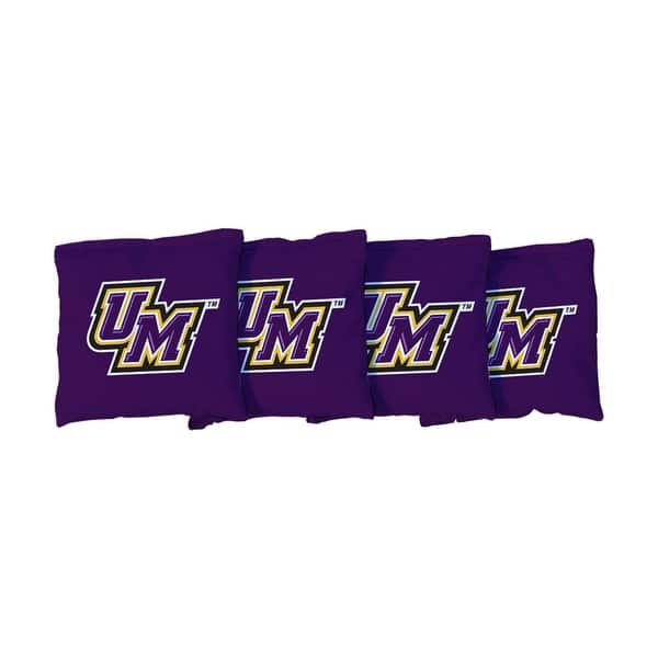 slide 2 of 3, Montevallo Falcons Purple Cornhole Bags All-Weather Resin Filled