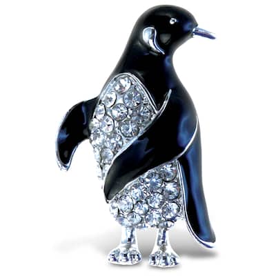 CoTa Global Penguin Sparkling Refrigerator Magnet with Crystalst - 2 Inches
