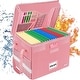 preview thumbnail 1 of 3, File Box Fireproof Document Pink