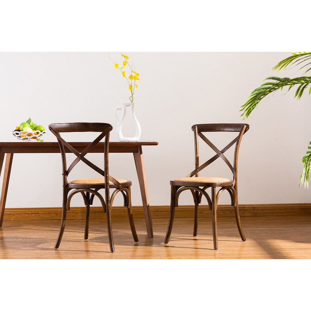 Porthos Home Remus Wood Dining Chairs Bamboo And Birch Wood Overstock 29126612