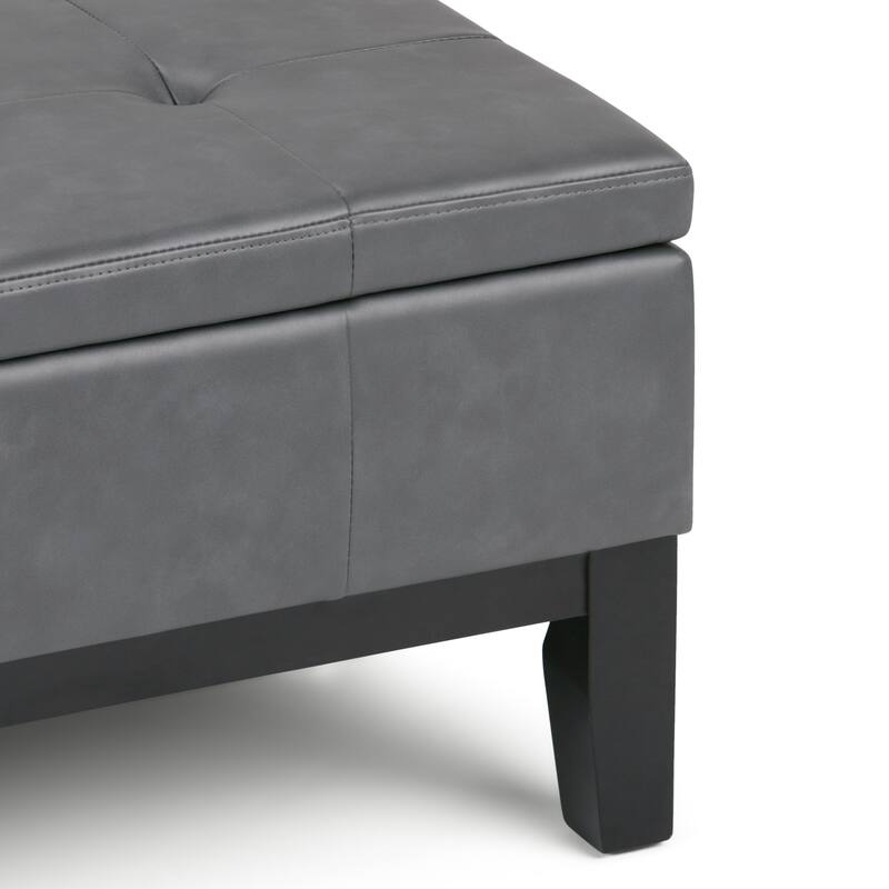 WYNDENHALL Lancaster 36-in. Wide Contemporary Square Table Ottoman