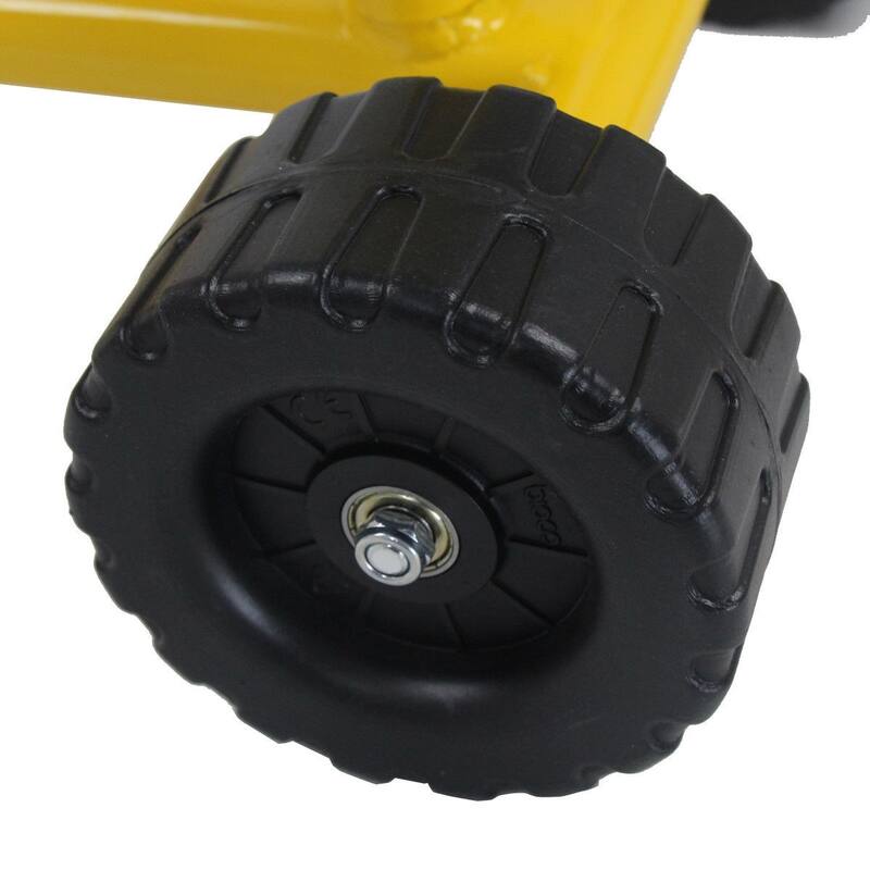 Children’s Outdoor Ride-On Excavator Toy with 360 Degree Swivel Seat and All-Terrain Wheels - 34.6" x 13" x 17.2"