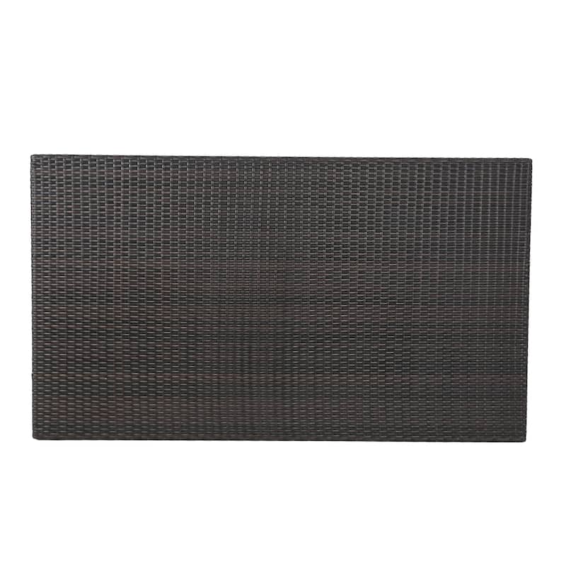 Santa Rosa Outdoor 59-inch Rectangle Wicker Dining Table by Christopher Knight Home - 28.00"H x 59.00"L x 34.00"D
