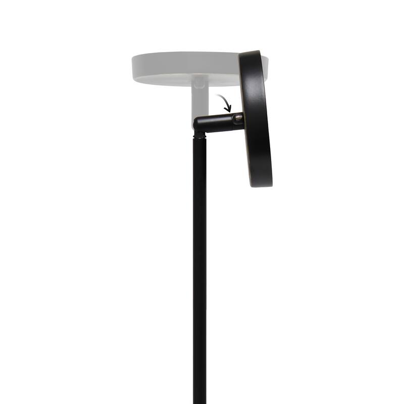 Modern Pendant Light - 1-Light Adjustable Clear Glass Cylinder - Bronze Finish for Kitchen & Dining - 9.5