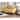 Traditional Gold Finish Slpoed Arm Love Seat 1PC