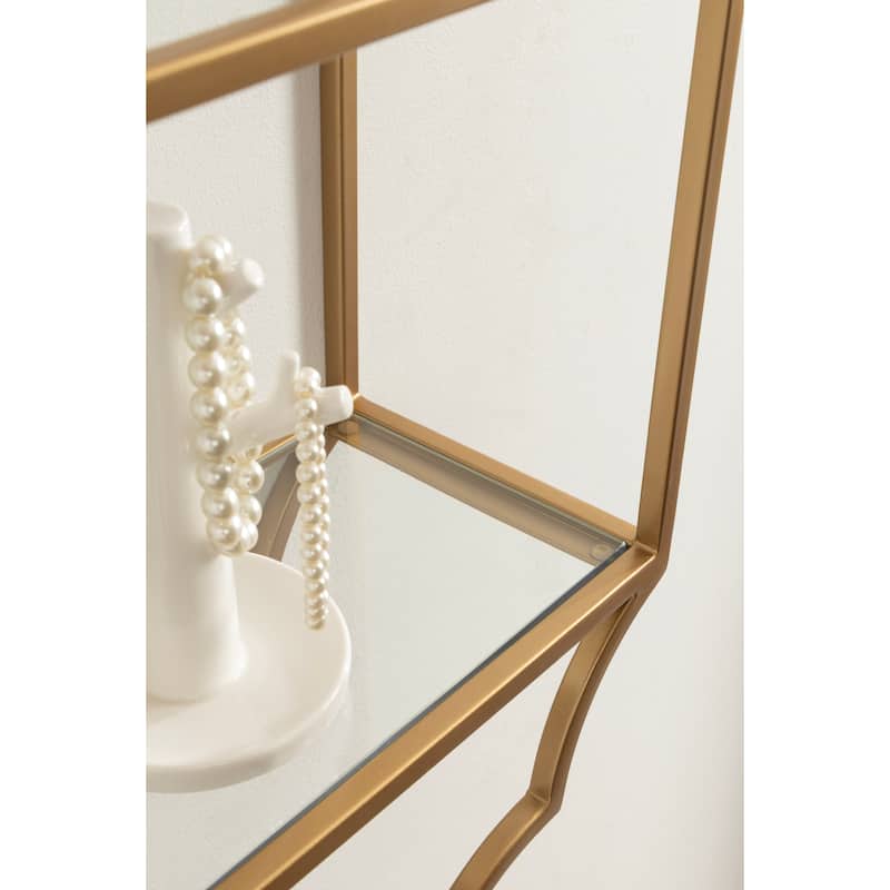 Kate and Laurel Leanna Tiered Wall Shelf