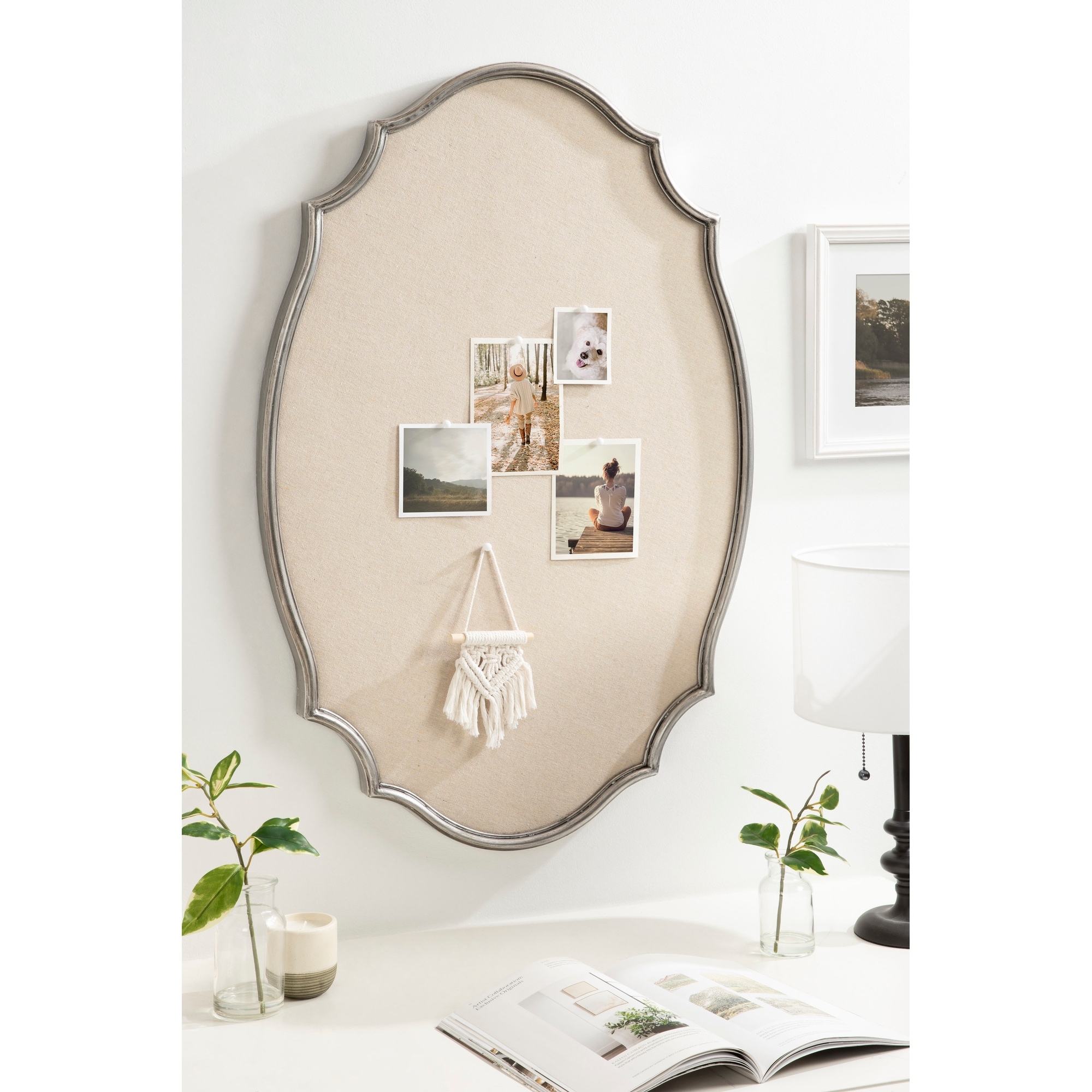 Kate and Laurel Leanna Framed Pinboard