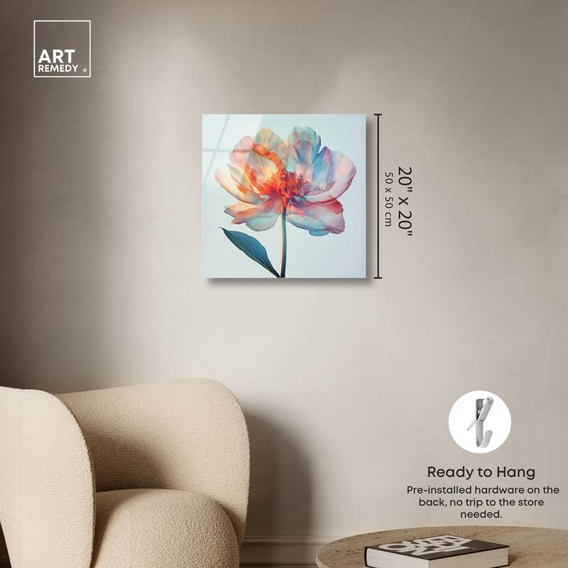 Peony Phases Acrylic by Art Remedy, Ready to Hang